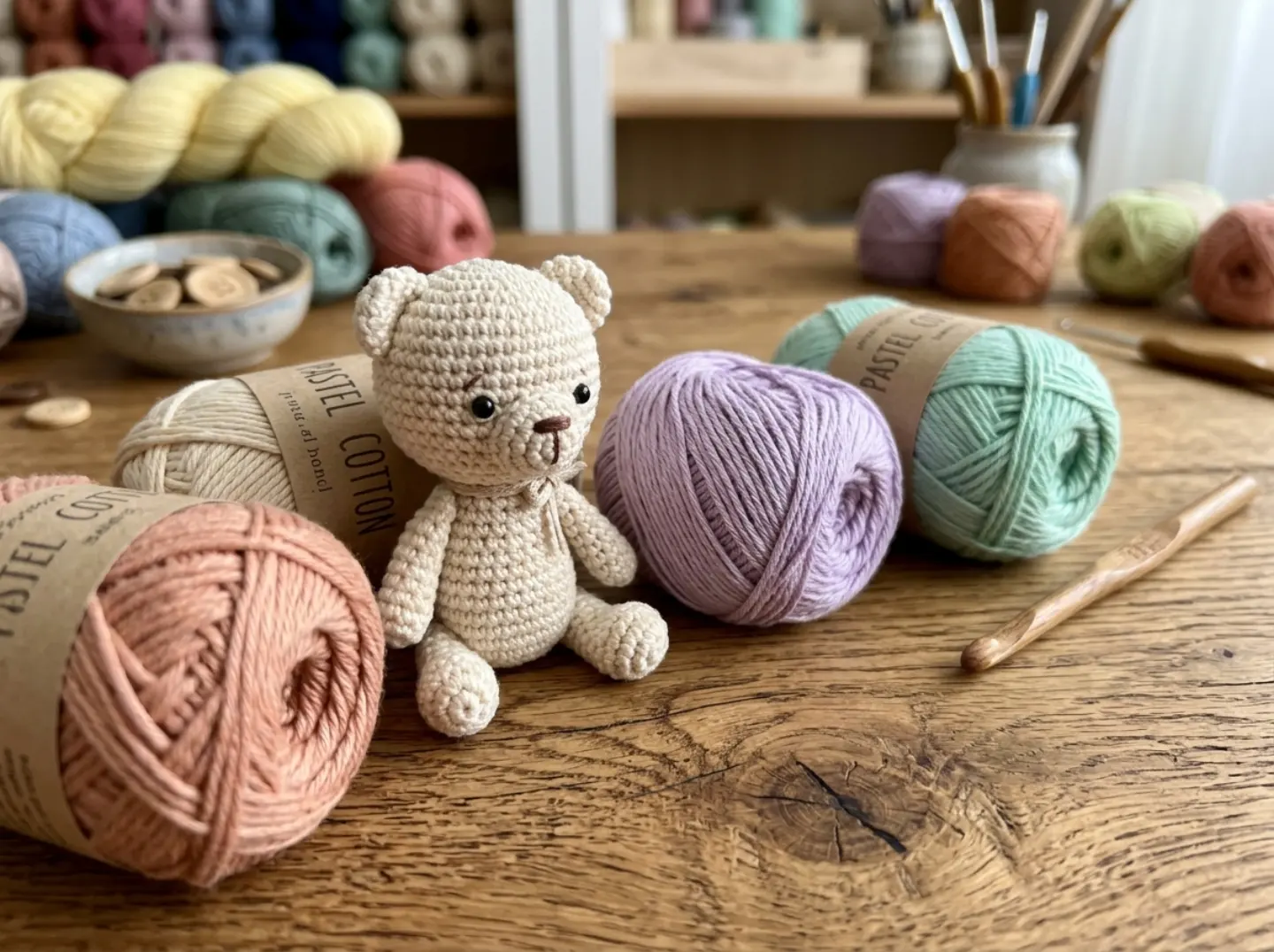 Small crochet animal figures as project inspiration